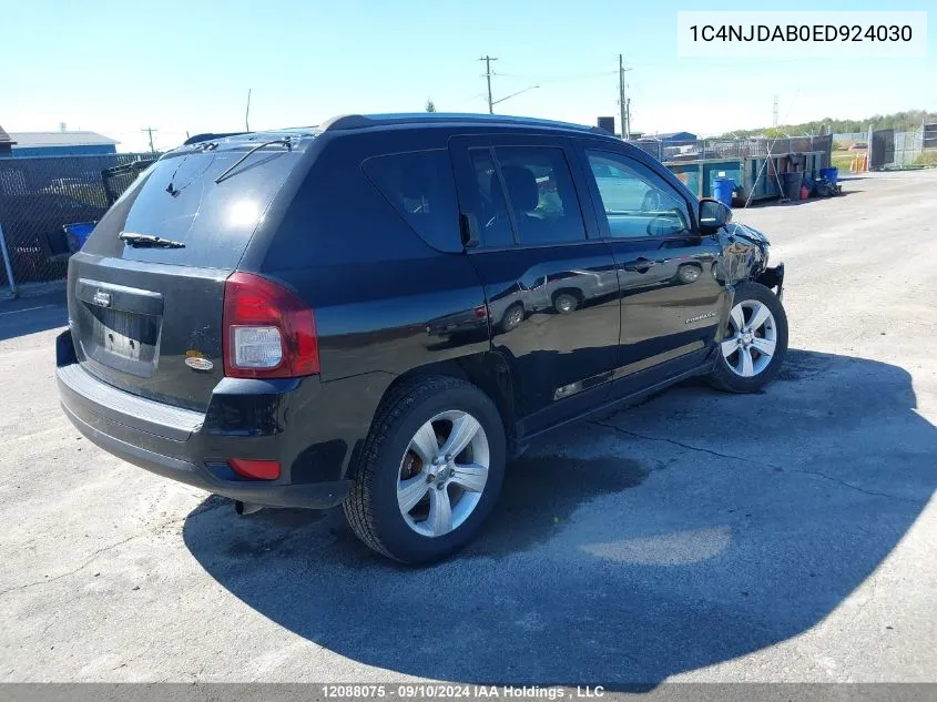 1C4NJDAB0ED924030 2014 Jeep Compass Sport/North