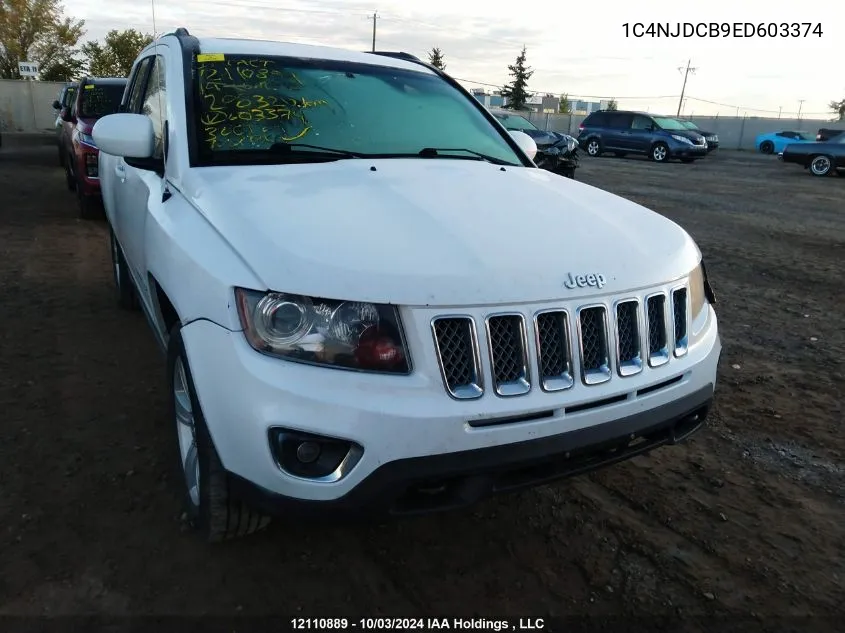 1C4NJDCB9ED603374 2014 Jeep Compass Limited