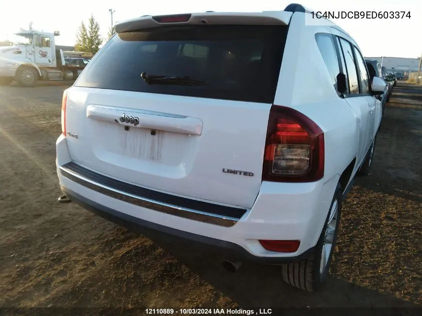 1C4NJDCB9ED603374 2014 Jeep Compass Limited