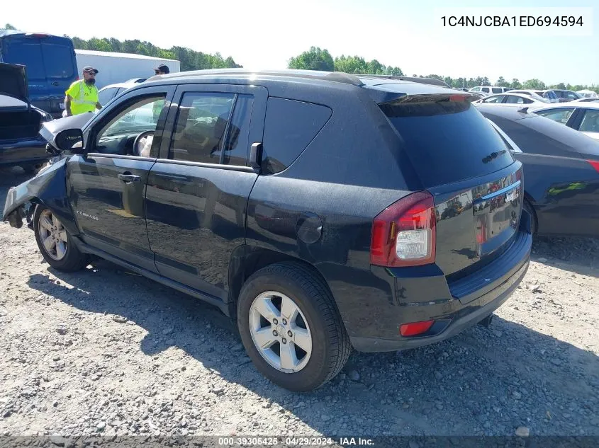 2014 Jeep Compass Sport VIN: 1C4NJCBA1ED694594 Lot: 39305425