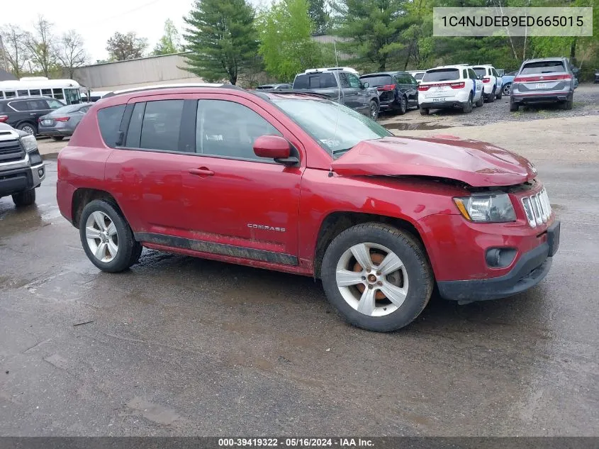 2014 Jeep Compass Latitude VIN: 1C4NJDEB9ED665015 Lot: 39419322