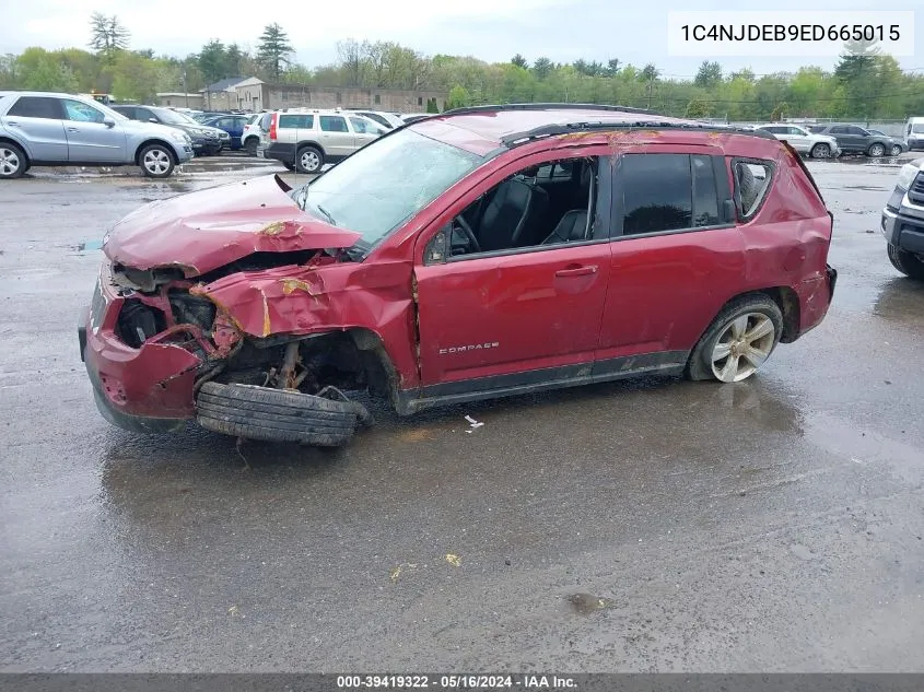 2014 Jeep Compass Latitude VIN: 1C4NJDEB9ED665015 Lot: 39419322