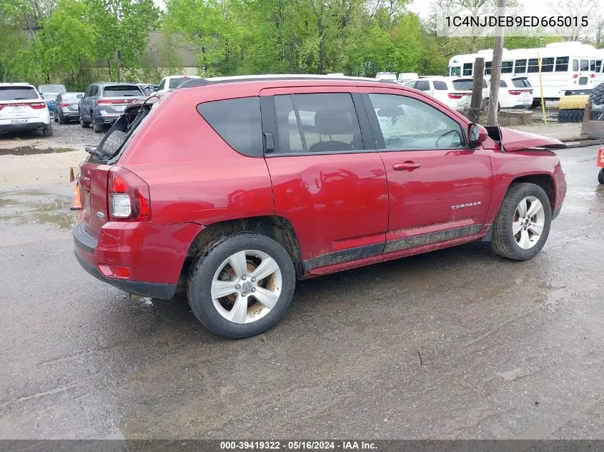 2014 Jeep Compass Latitude VIN: 1C4NJDEB9ED665015 Lot: 39419322