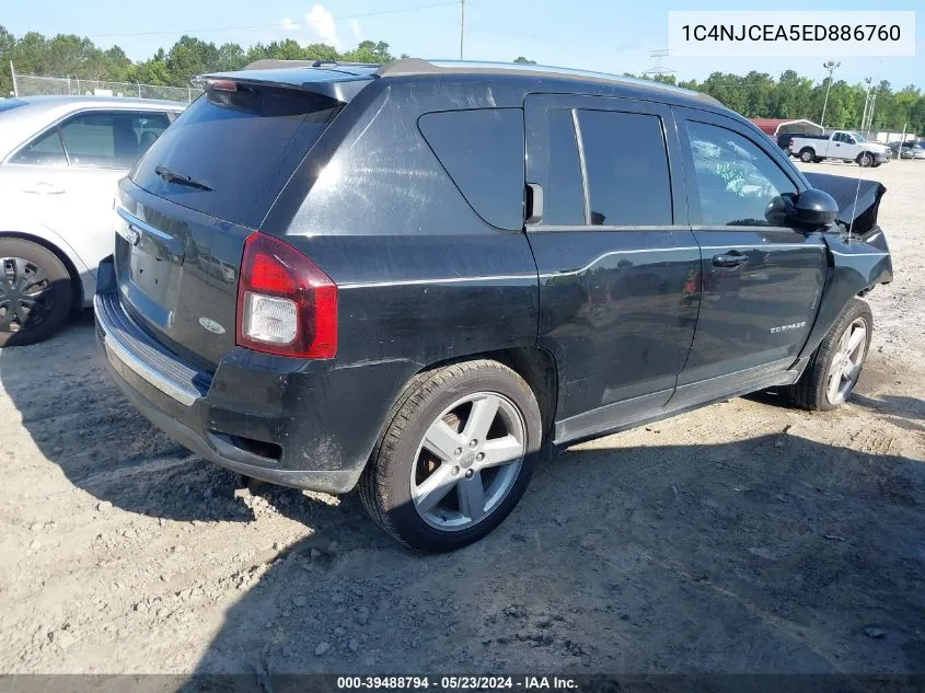 2014 Jeep Compass High Altitude VIN: 1C4NJCEA5ED886760 Lot: 39488794