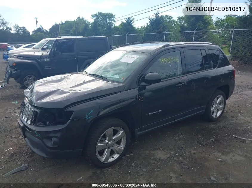 2014 Jeep Compass Latitude VIN: 1C4NJDEB4ED810817 Lot: 39545086