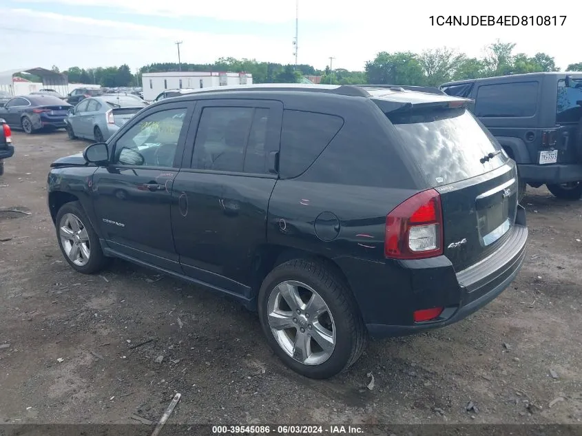 2014 Jeep Compass Latitude VIN: 1C4NJDEB4ED810817 Lot: 39545086