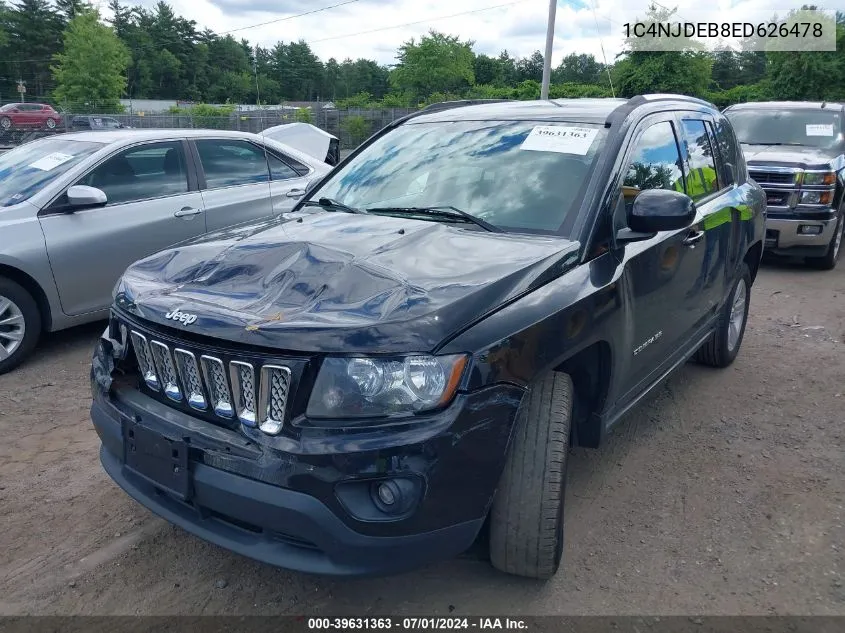 1C4NJDEB8ED626478 2014 Jeep Compass Latitude