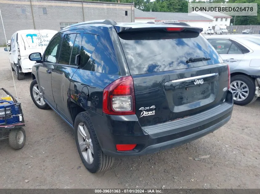 1C4NJDEB8ED626478 2014 Jeep Compass Latitude