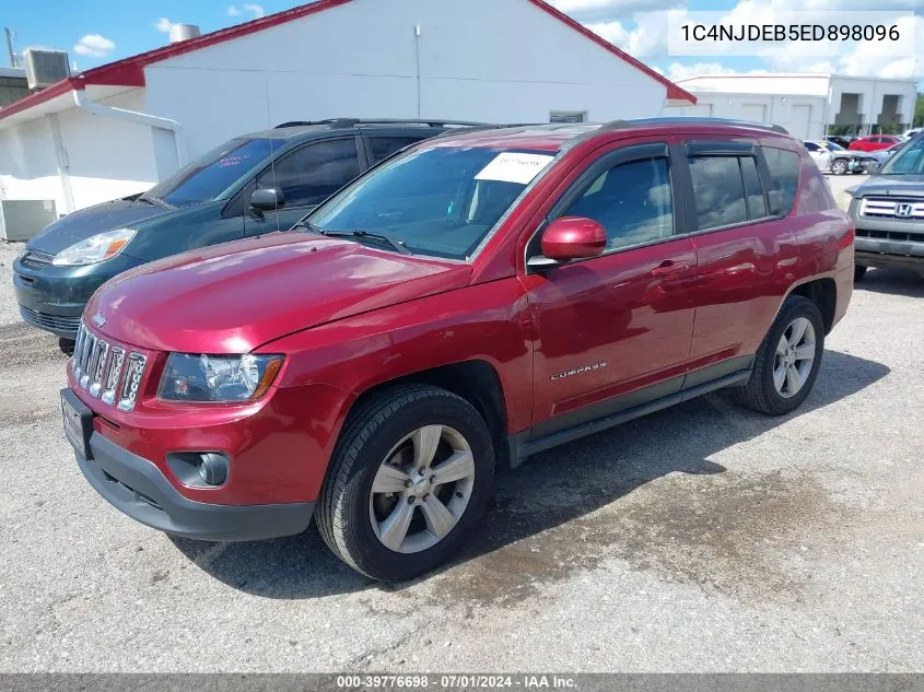 2014 Jeep Compass Latitude VIN: 1C4NJDEB5ED898096 Lot: 39776698