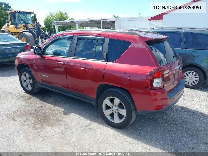 2014 Jeep Compass Latitude VIN: 1C4NJDEB5ED898096 Lot: 39776698