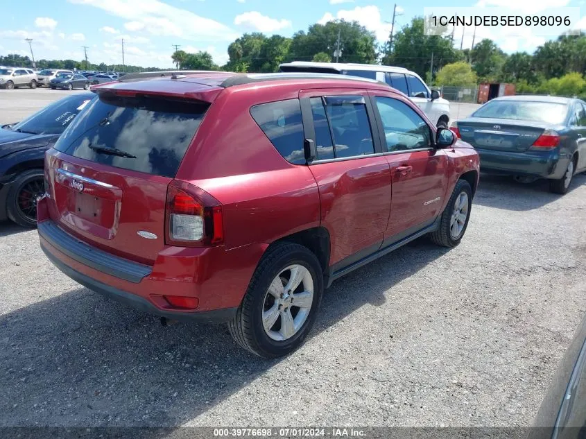 2014 Jeep Compass Latitude VIN: 1C4NJDEB5ED898096 Lot: 39776698