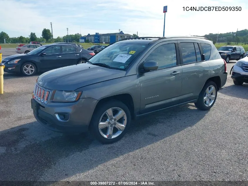 2014 Jeep Compass Limited VIN: 1C4NJDCB7ED509350 Lot: 39807272