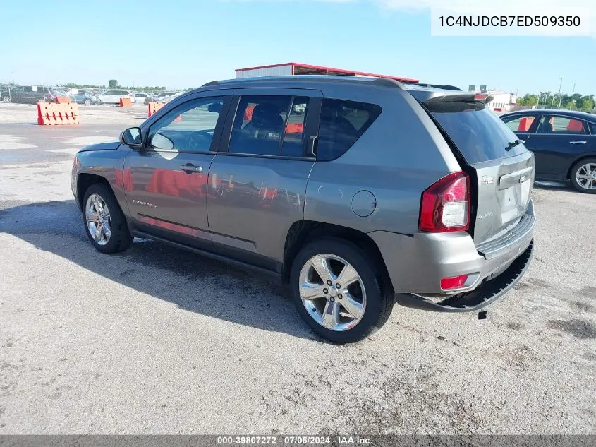 2014 Jeep Compass Limited VIN: 1C4NJDCB7ED509350 Lot: 39807272