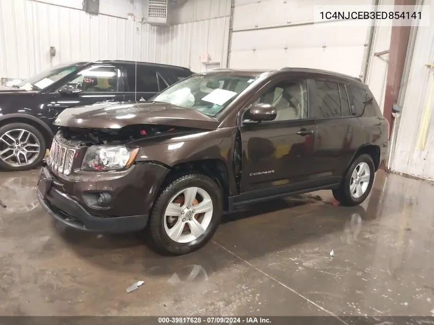 2014 Jeep Compass Latitude VIN: 1C4NJCEB3ED854141 Lot: 39817628