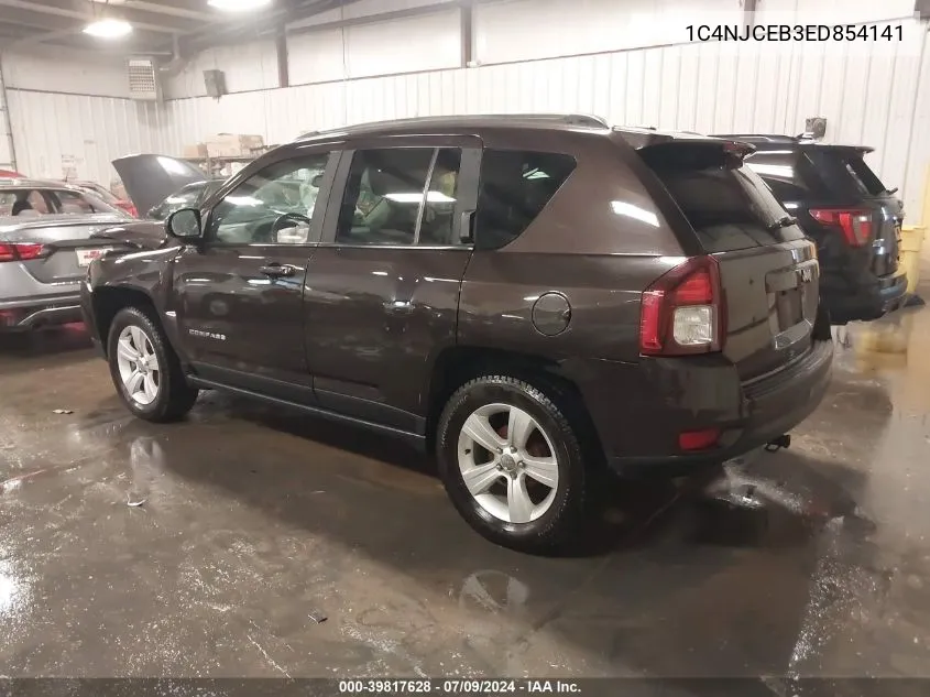 2014 Jeep Compass Latitude VIN: 1C4NJCEB3ED854141 Lot: 39817628