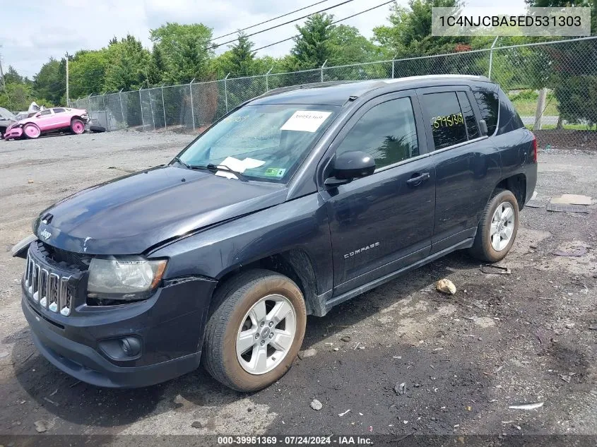 2014 Jeep Compass Sport VIN: 1C4NJCBA5ED531303 Lot: 39951369