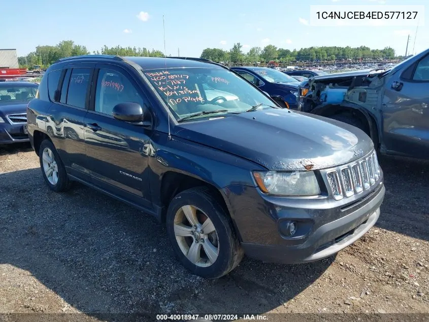 2014 Jeep Compass Latitude VIN: 1C4NJCEB4ED577127 Lot: 40018947