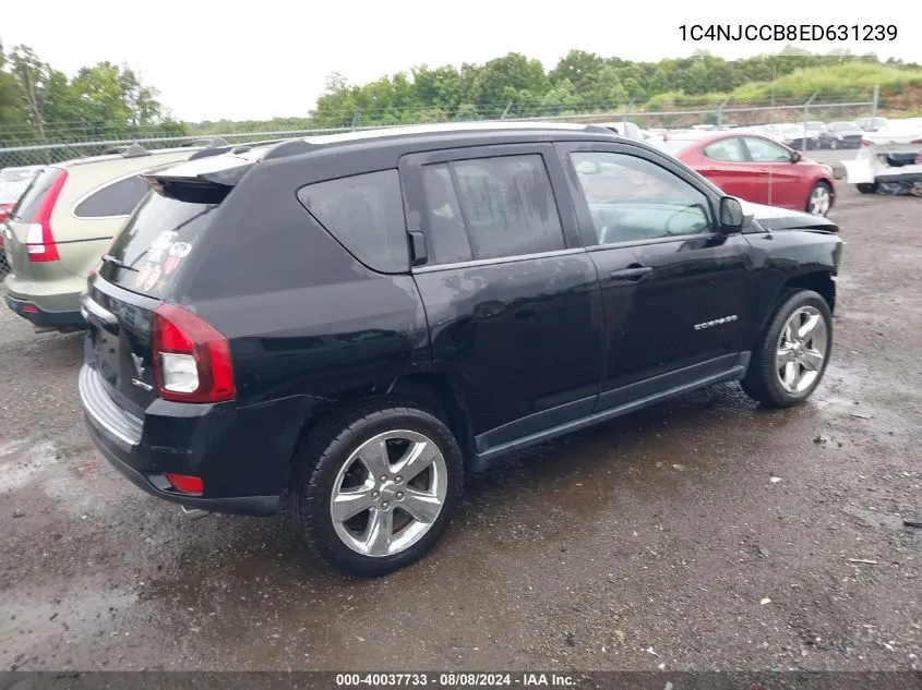 2014 Jeep Compass Limited VIN: 1C4NJCCB8ED631239 Lot: 40037733