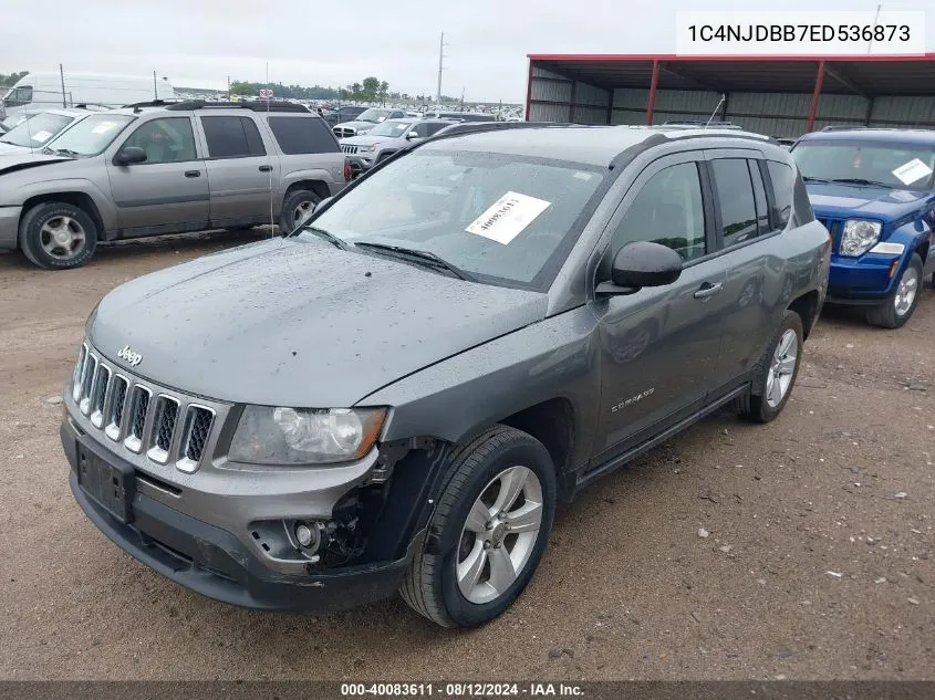 2014 Jeep Compass Sport VIN: 1C4NJDBB7ED536873 Lot: 40083611