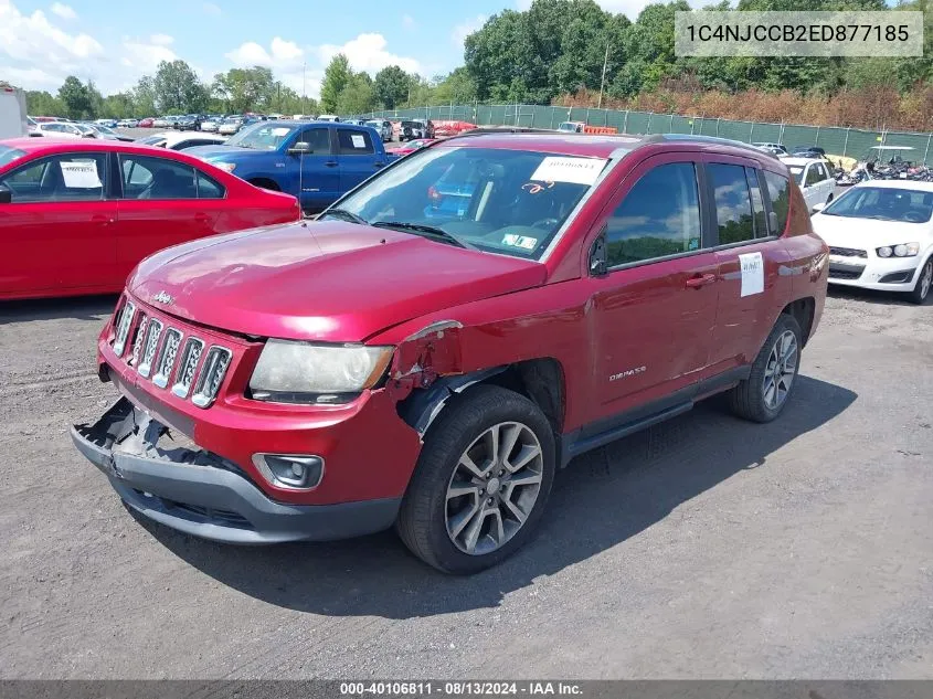 2014 Jeep Compass Limited VIN: 1C4NJCCB2ED877185 Lot: 40106811