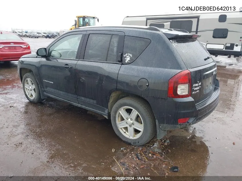 1C4NJDEB0ED642013 2014 Jeep Compass Latitude