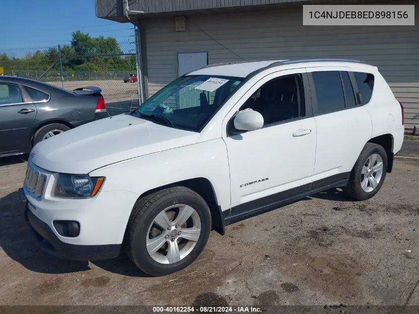 2014 Jeep Compass Latitude VIN: 1C4NJDEB8ED898156 Lot: 40162254