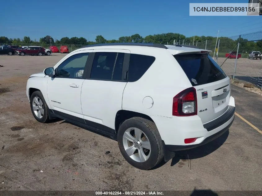 2014 Jeep Compass Latitude VIN: 1C4NJDEB8ED898156 Lot: 40162254