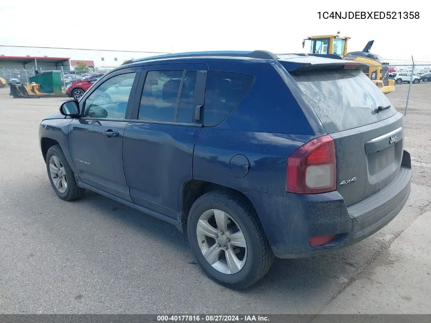 1C4NJDEBXED521358 2014 Jeep Compass Latitude