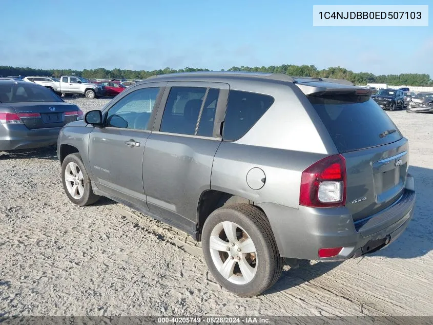 1C4NJDBB0ED507103 2014 Jeep Compass Sport