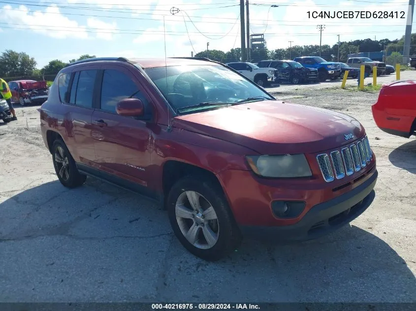 2014 Jeep Compass Latitude VIN: 1C4NJCEB7ED628412 Lot: 40216975