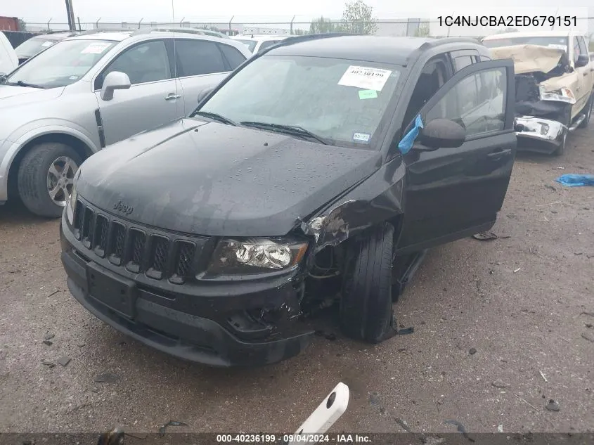 1C4NJCBA2ED679151 2014 Jeep Compass Sport