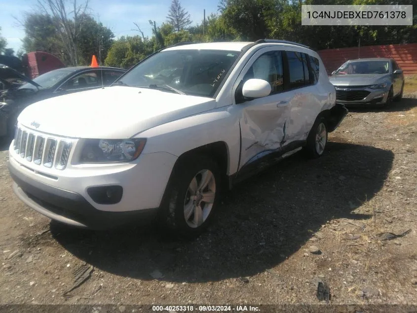 2014 Jeep Compass Latitude VIN: 1C4NJDEBXED761378 Lot: 40253318