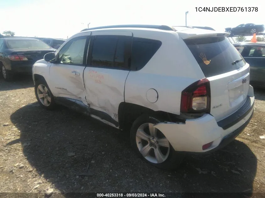 1C4NJDEBXED761378 2014 Jeep Compass Latitude