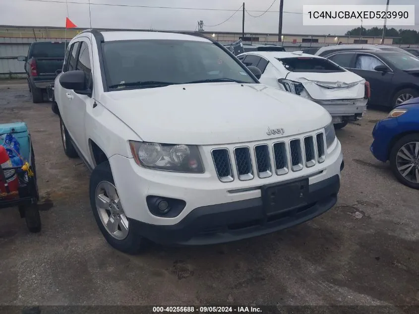 2014 Jeep Compass Sport VIN: 1C4NJCBAXED523990 Lot: 40255688