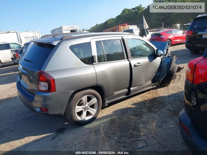 1C4NJDEB2ED531074 2014 Jeep Compass Latitude