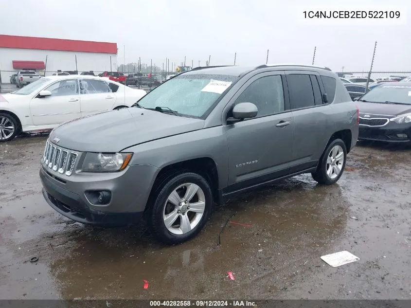 2014 Jeep Compass Latitude VIN: 1C4NJCEB2ED522109 Lot: 40282558