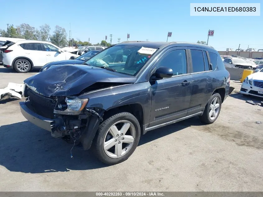 2014 Jeep Compass High Altitude VIN: 1C4NJCEA1ED680383 Lot: 40292283