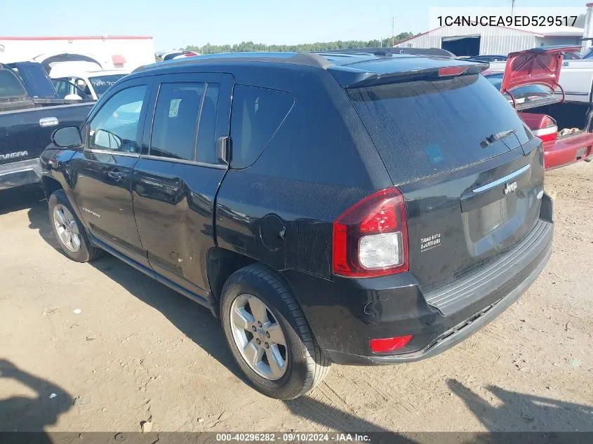 2014 Jeep Compass Latitude VIN: 1C4NJCEA9ED529517 Lot: 40296282