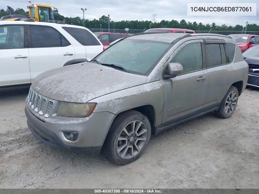 2014 Jeep Compass Limited VIN: 1C4NJCCB6ED877061 Lot: 40307395