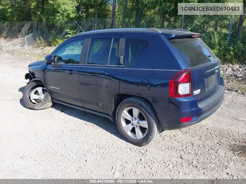 2014 Jeep Compass Latitude VIN: 1C4NJCEBXED690483 Lot: 40319069