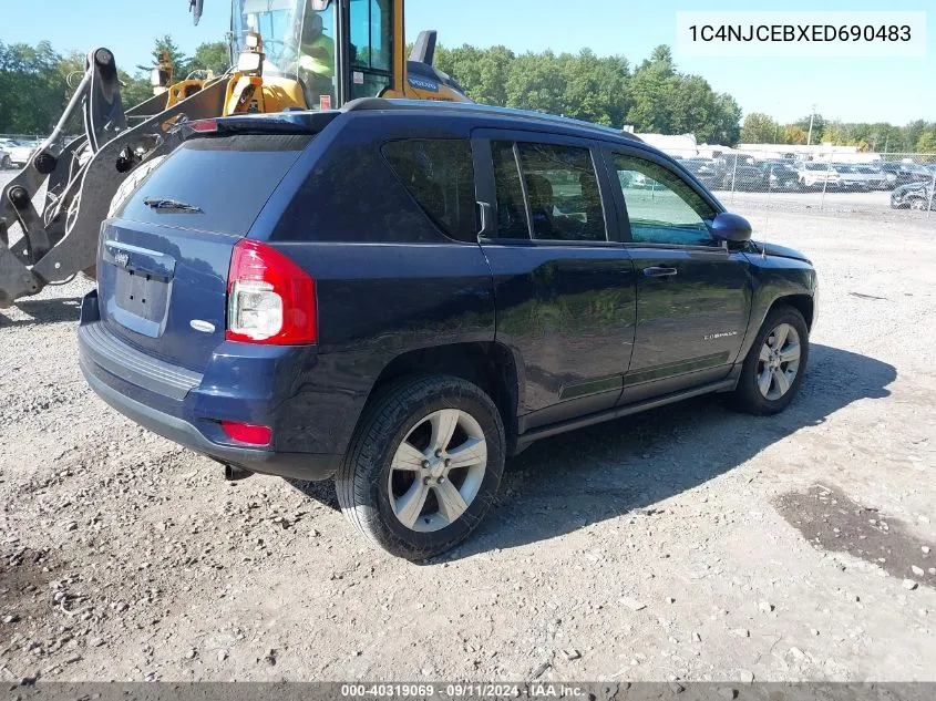 1C4NJCEBXED690483 2014 Jeep Compass Latitude