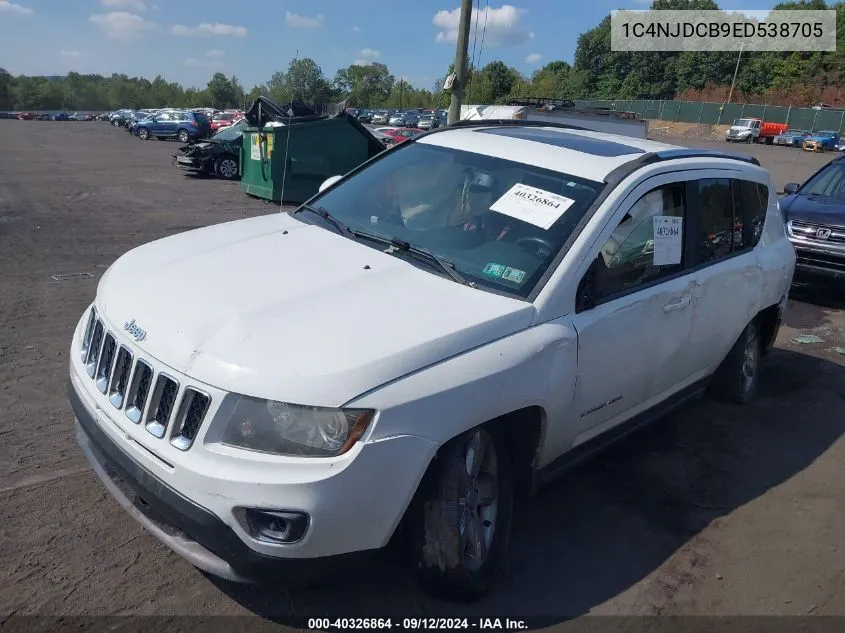 2014 Jeep Compass Limited VIN: 1C4NJDCB9ED538705 Lot: 40326864