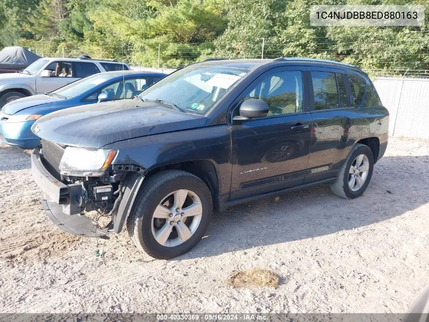 2014 Jeep Compass Sport VIN: 1C4NJDBB8ED880163 Lot: 40330369