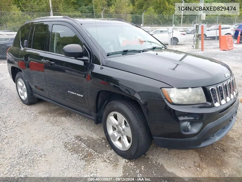 2014 Jeep Compass Sport VIN: 1C4NJCBAXED829474 Lot: 40330937