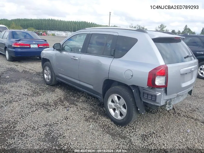 1C4NJCBA2ED789293 2014 Jeep Compass Sport