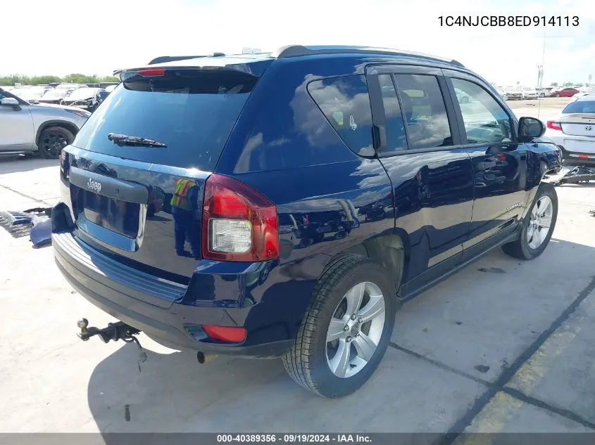 1C4NJCBB8ED914113 2014 Jeep Compass Sport