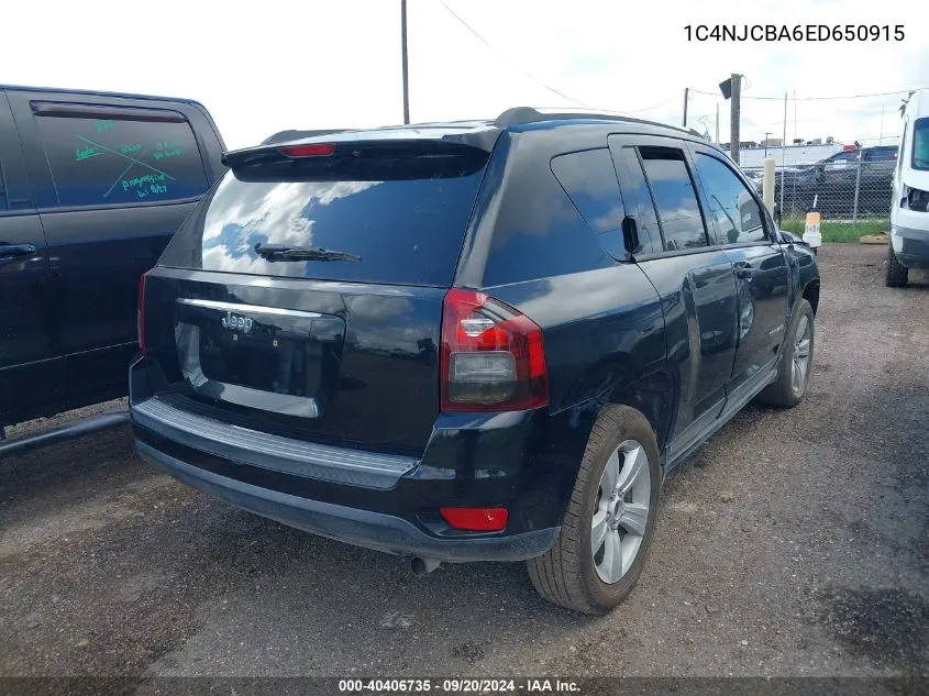 1C4NJCBA6ED650915 2014 Jeep Compass Sport