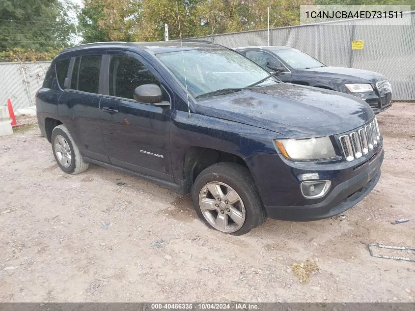 1C4NJCBA4ED731511 2014 Jeep Compass Sport