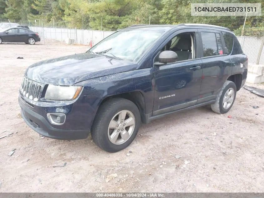 1C4NJCBA4ED731511 2014 Jeep Compass Sport