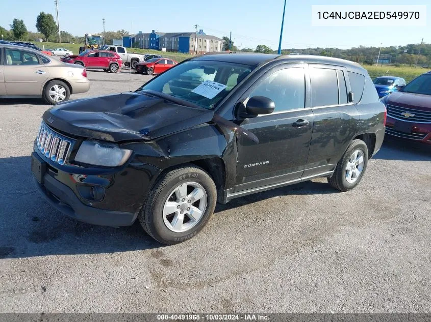 1C4NJCBA2ED549970 2014 Jeep Compass Sport